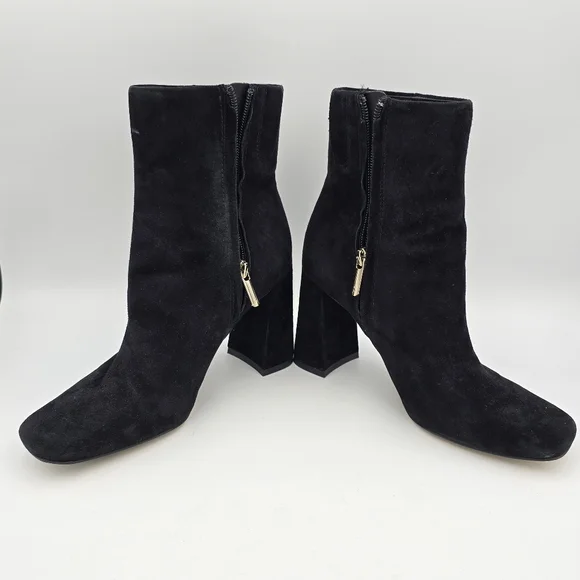 Sam Edelman Codie Booties, Black Suede, Women's Size 6.5 - Picture 6 of 12